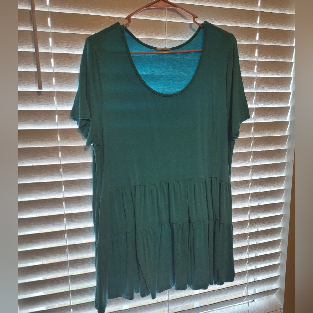 Elegant Blue Women's Top